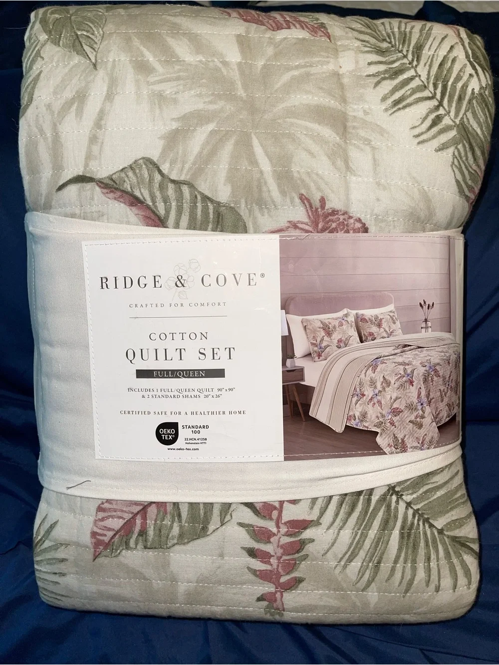 Ridge & Cove Cotton Quilt Set in Tropical Floral